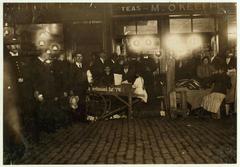 Little Girls Working in the Market Boston 1915