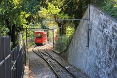 Polybahn funicular near ETH Zurich in Switzerland