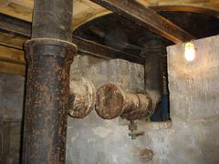 bottom view of Buddenturm water tank in Münster