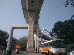 Oliphenta Bridge near Secundrabad with Hyderabad Metro tracks