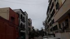 Desolate apartments near Ayyappa Temple in Hyderabad