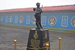 Jaswant Garh War Memorial in scenic terrain below Sela Pass