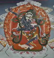 Senge-dongma, Lion-faced Dakini painting at Tawang Monastery