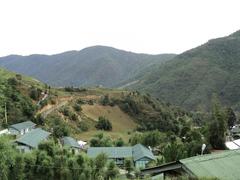 Scenic view of Dirang, a small town in Arunachal Pradesh