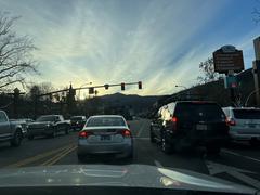 Entrance to Gatlinburg, Tennessee on southbound US 321