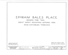 Ephraim Bales Place on Roaring Fork Trail in Gatlinburg, Sevier County, TN