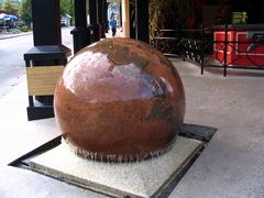 Floating granite sphere in Ripley's Believe It or Not museum