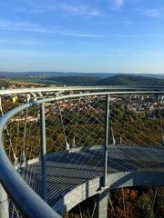 Top of Holedná lookout tower with panoramic view