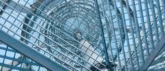 spiral staircase on lookout tower