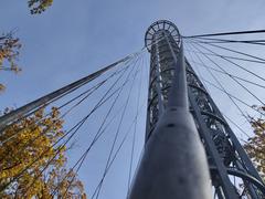 View of Brno lookout tower from the lower part