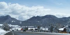 Entering Estes Park from the East, Colorado, 2005