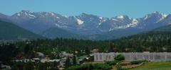 Estes Park mountains in Colorado, June 2013