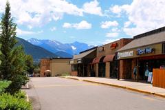 Stanley Village shopping center in Estes Park, Colorado