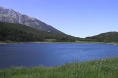 Andalo Lake in Trento province