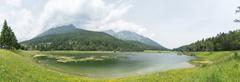 Lago di Andalo in Andalo, Trento, Italy