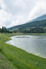 Lago di Andalo in Andalo, Trento, Italy