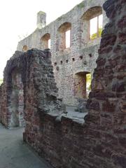 Burg Hayn courtyard with historic buildings