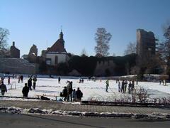 Burg Dreieichenhain in winter