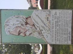 Mural of Rabindranath Tagore at Shilaidaha Kuthibari, Kushtia