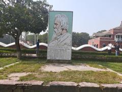 Mural of Rabindranath Tagore in Shilaidaha Kuthibari, Kushtia