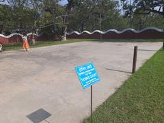 Tennis court of Shilaidaha Kuthibari in Kushtia