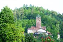 Burg Liebenzell above Bad Liebenzell in Calw district