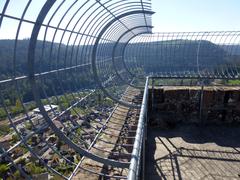 Aussichtsplattform in Burg Liebenzell mit Blick auf Bad Liebenzell