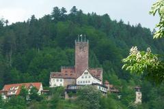 Burg Liebenzell above Bad Liebenzell in Calw, Württemberg