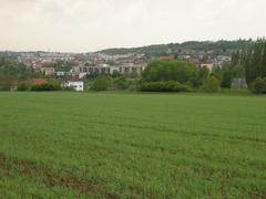 Panoramic view of Jinonice from Dívčí Hrady, Prague