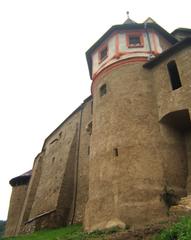 Loket Castle stone fortification wall