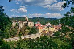 Loket Castle and town