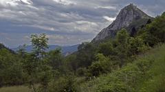 West view of Montsegur Castle