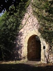 Burgruine Liebeneck entrance to the main house