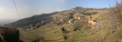 View of the hill in Sotto il Monte Giovanni XXIII