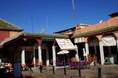 Panoramic view of Marrakesh with Koutoubia Mosque