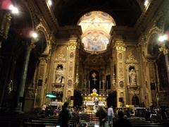 Interior of a historic building in Rome