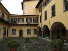 Loggia via Albertoni in Vertova, Italy