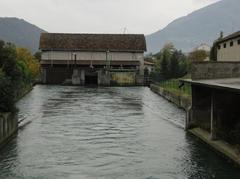 Industrial Canal in Vertova, Italy