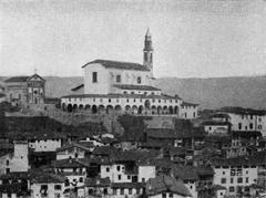 historical photograph of Vertova from the 1900 book Bergamo and its valleys, Brescia and its valleys, Lake Iseo, Valcamonica