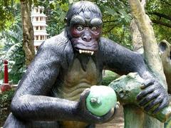 Ape sculpture at Haw Par Villa in Singapore