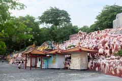 Bacon and fat sculptures at Haw Par Villa