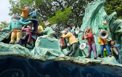 Animal parade at Haw Par Villa