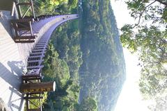 Baishihu Suspension Bridge and ZhongYong Mountain