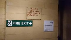 Churchill War Rooms corridor sign