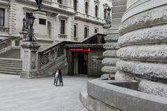 Entrance to Churchill War Rooms in London