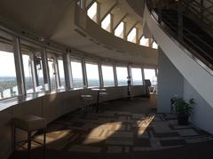 view of Calgary Tower observation deck from the south