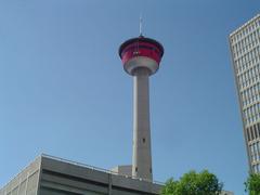 Calgary Tower in downtown Calgary