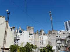 View from the Milhouse Hostel rooftop in Buenos Aires