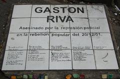 Gastón Riva Memorial in Buenos Aires