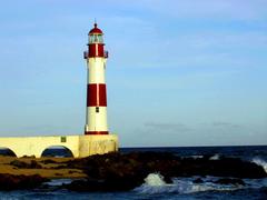 Farol de Itapuan and Itapuan Beach in Salvador, Bahia, Brazil